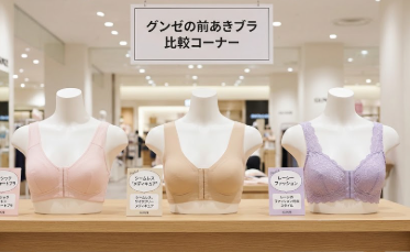 グンゼの前あきブラ